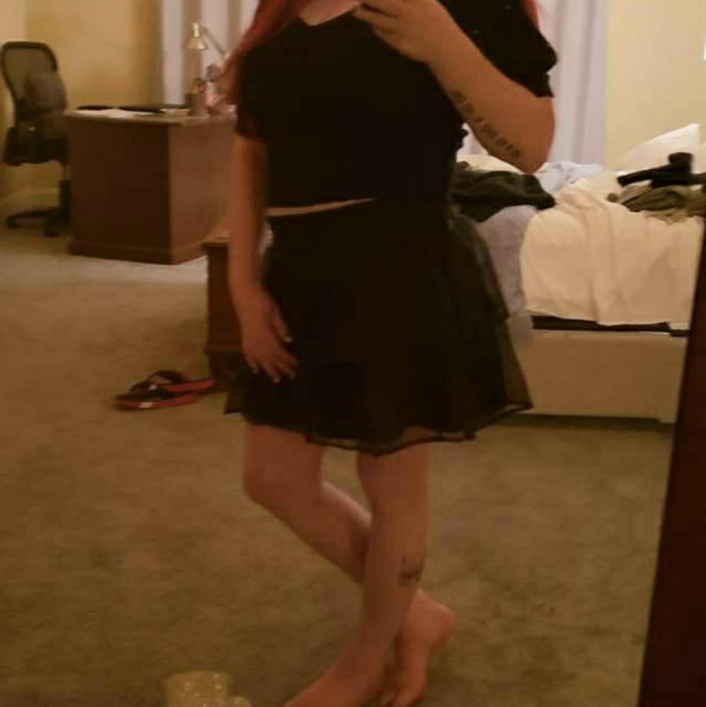 ONE LEFT! Forever 21 Black Mini Skirt with Tulle - Picture 9 of 9
